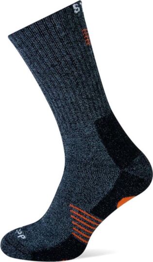 Stapp Sok Bamboo 28400 Donkergrijs/Oranje