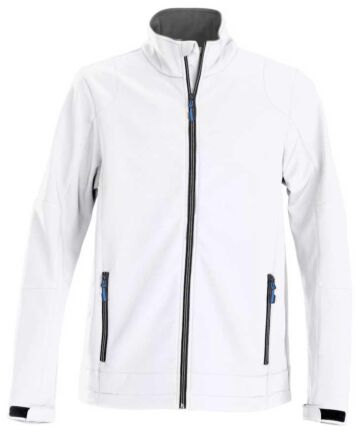 Printer Trial Softshell Jas Heren Wit