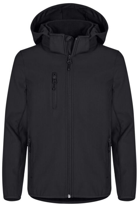 Clique Classic Softshell Jacket Junior Kinderen Zwart