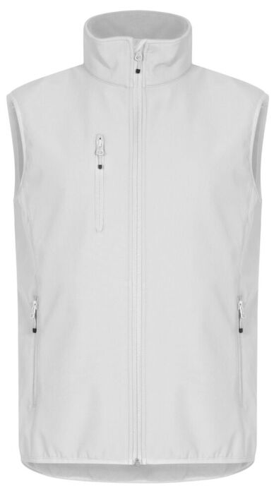 Clique Classic Softshell Vest Heren Wit