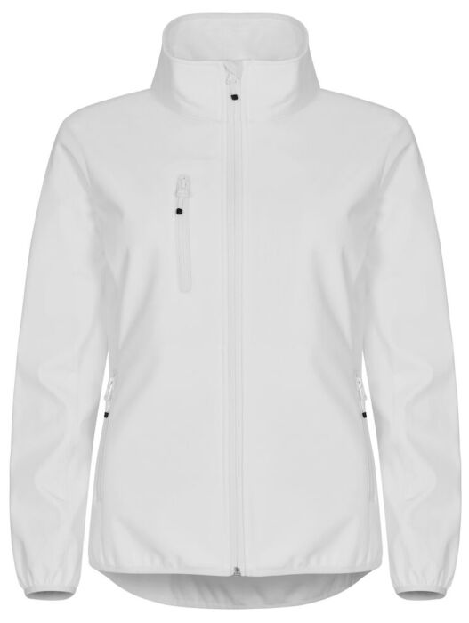 Clique Classic Softshell Jacket Dames Wit