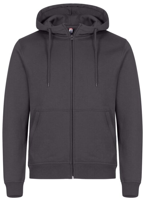 Clique Miami Hoody Fz Metaalgrijs