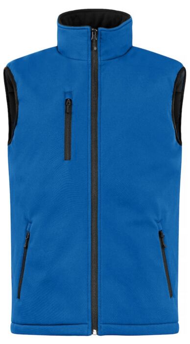 Clique Padded Heren Softshell Bodywarmer Kobalt