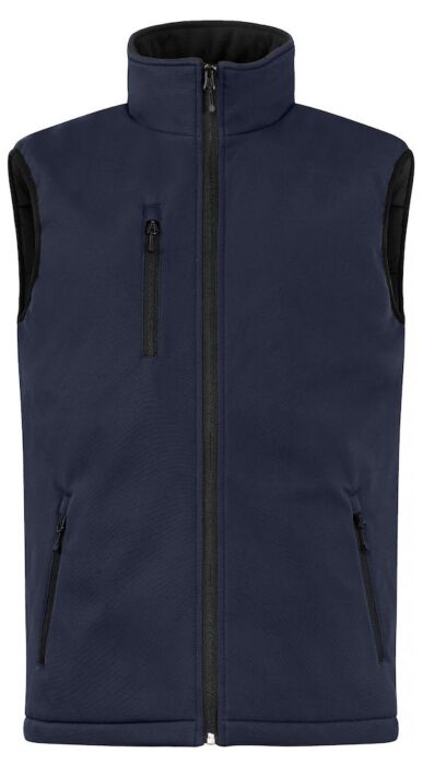 Clique Padded Softshell Bodywarmer Heren Dark Navy