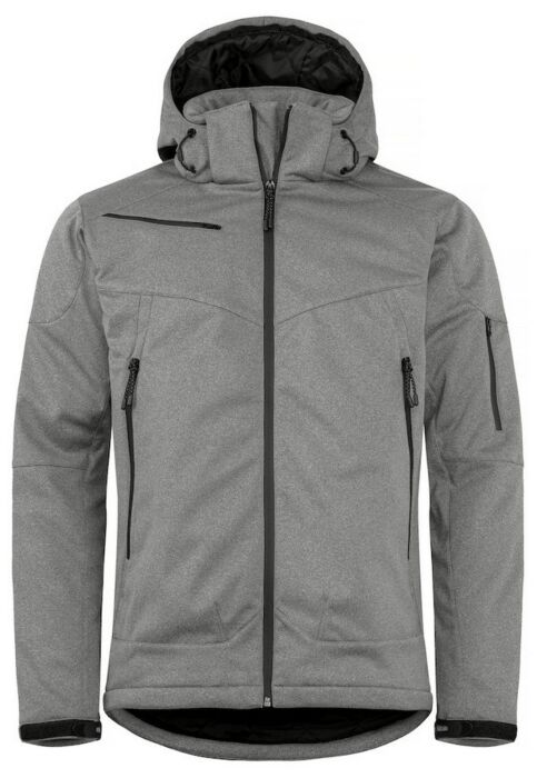Clique Grayland Softshelljas Heren Antraciet