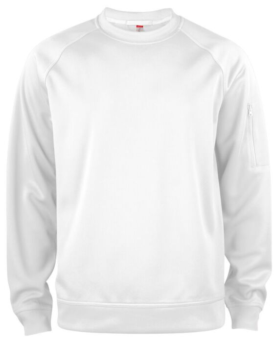 Clique Basic Active Roundneck Wit