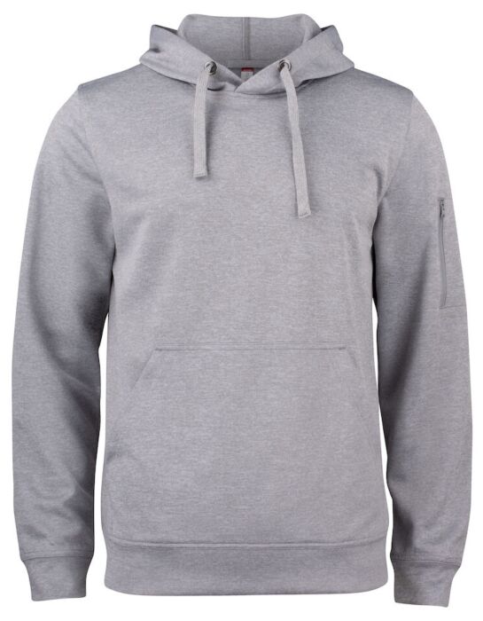 Clique Basic Active Hoody Grijs-Melange