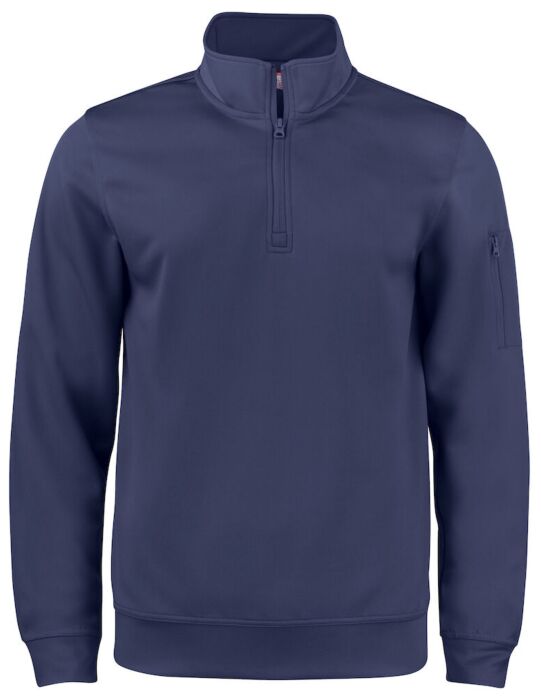 Clique Basic Active Half Zip Dark Navy
