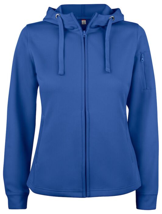 Clique Basic Active Hoody Full Zip Dames Kobalt