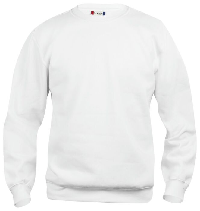 Clique Basic Roundneck Junior Kinderen White