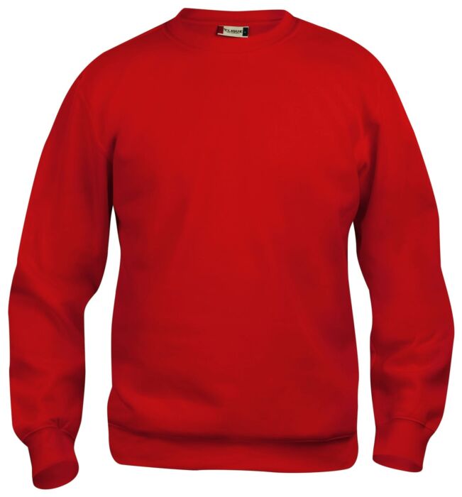 Clique Basic Roundneck Junior Kinderen Red