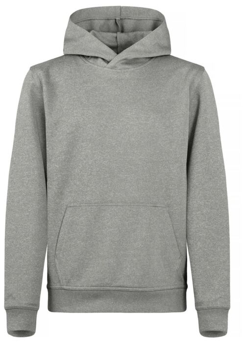 Clique Basic Active Hoody Junior Kinderen Grijs-Melange