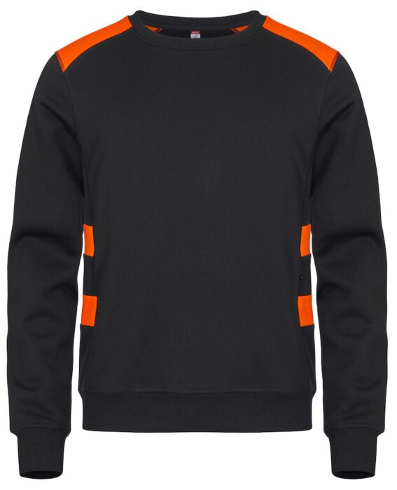 Clique Ambition Roundneck Signaaloranje