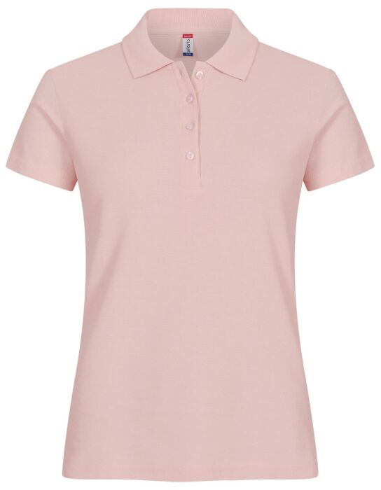 Clique Basic Polo Women Dames Candy Roze