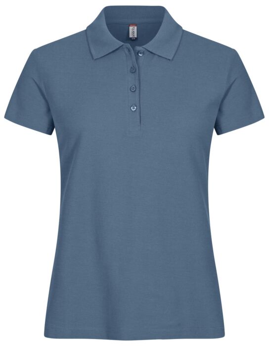 Clique Basic Polo Women Dames Staalblauw
