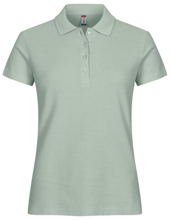 Clique Basic Polo Women Dames Saliegroen