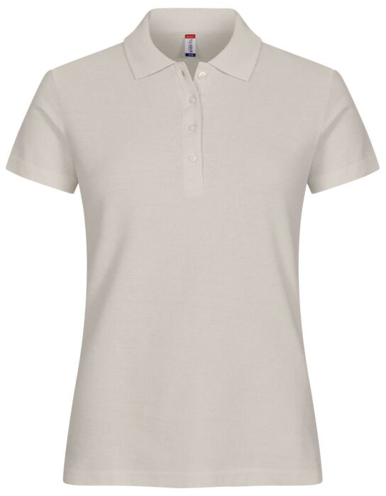 Clique Basic Polo Women Dames Steengrijs