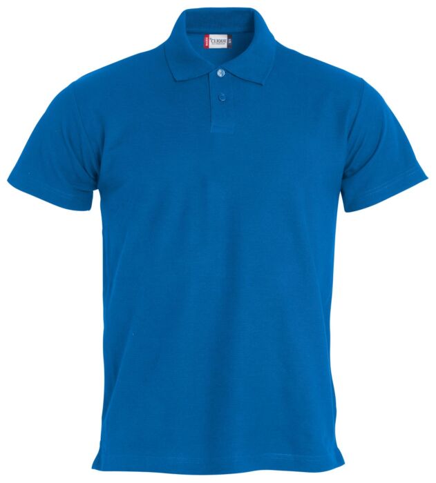 Clique Basic Polo S/S Junior Kinderen Kobalt