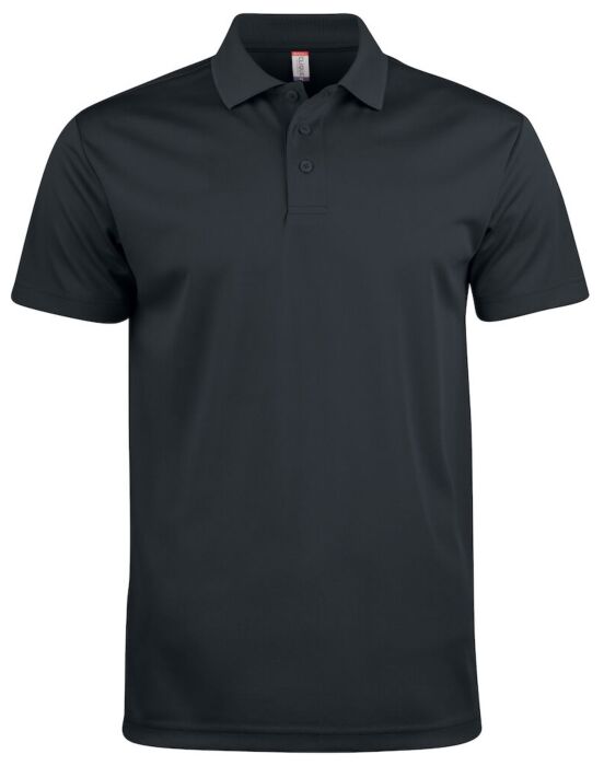 Clique Basic Active Polo Zwart