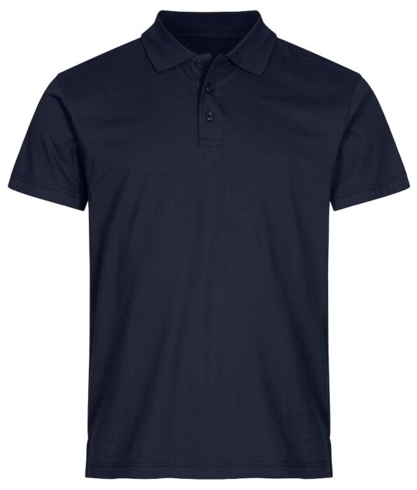 Clique Single Jersey Polo Dark Navy