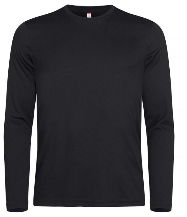 Clique Basic Active-T Ls Heren Zwart