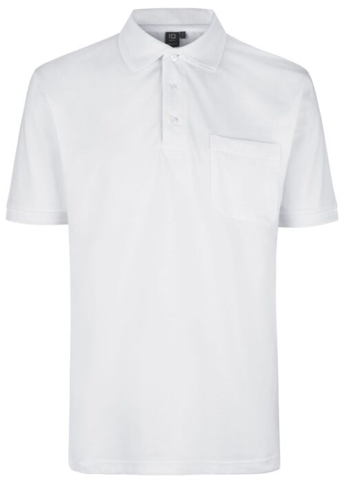 Pro Wear by Id 0320 poloshirt borstzak Wit