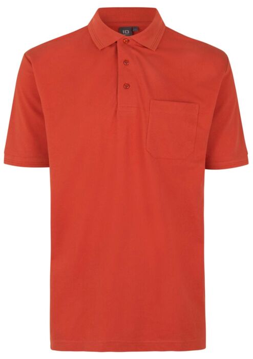 Pro Wear by Id 0320 poloshirt borstzak Koraal