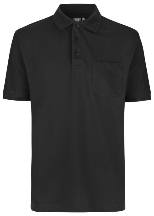 Pro Wear by Id 0320 poloshirt borstzak Zwart