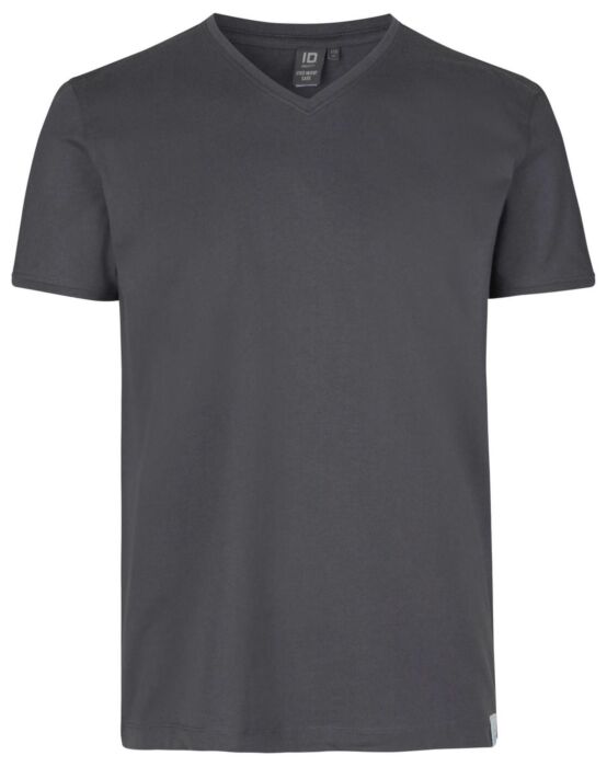 Pro Wear by Id 0372 CARE T-shirt v-hals Silver grey