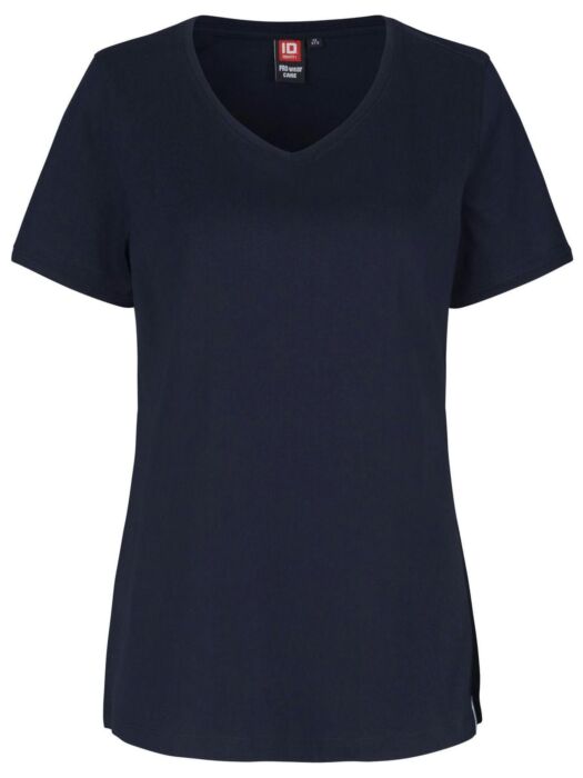 Pro Wear by Id 0373 CARE T-shirt v-hals dames Marine