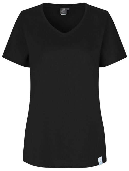 Pro Wear by Id 0373 CARE T-shirt v-hals dames Zwart