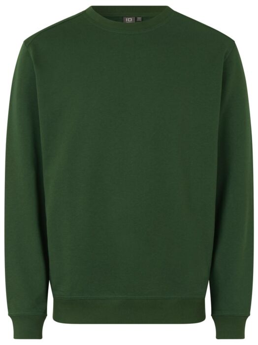 Pro Wear by Id 0380 CARE sweatshirt ongeborsteld Fles groen