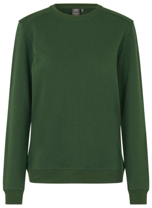 Pro Wear by Id 0381 CARE sweatshirt ongeborsteld dames Fles groen