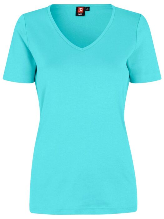 Pro Wear by Id 0506 Interlock T-shirt v-hals dames Mint