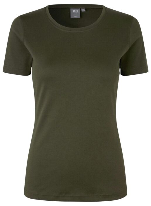 Pro Wear by Id 0508 Interlock T-shirt dames Olijf