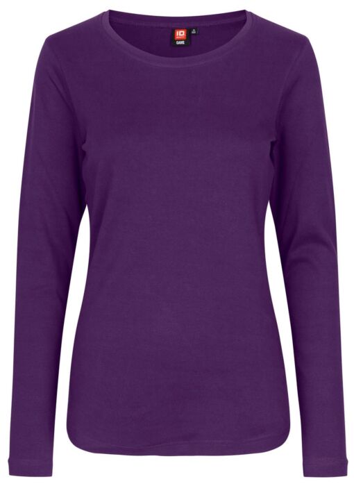 Pro Wear by Id 0509 Interlock T-shirt lange mouw dames Paars