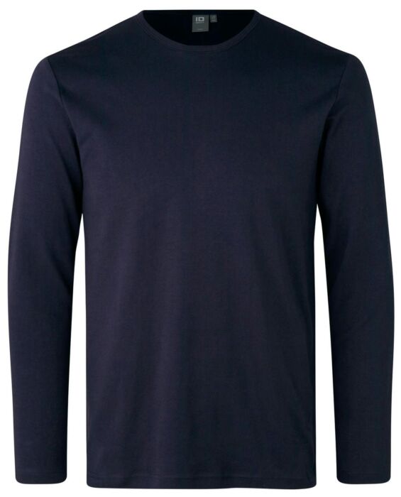 Pro Wear by Id 0518 Interlock T-shirt lange mouw Marine
