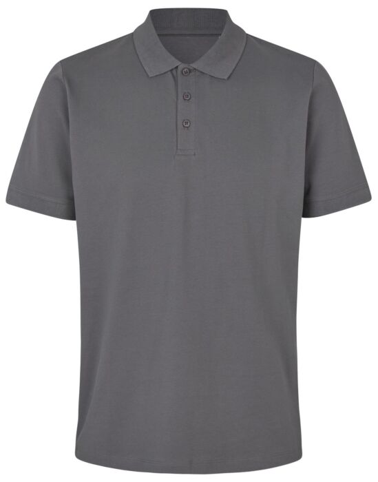 Pro Wear by Id 0586 Poloshirt biologisch katoen Silver grey