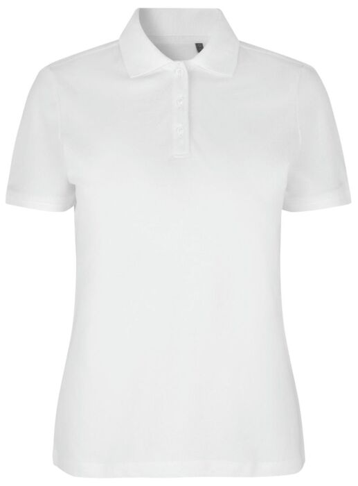 Pro Wear by Id 0587 Poloshirt biologisch kantoen| dames Wit
