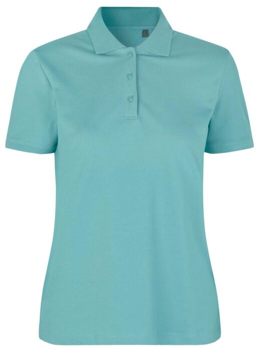 Pro Wear by Id 0587 Poloshirt biologisch kantoen| dames Stoffige Aqua
