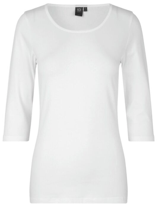 Pro Wear by Id 0597 Stretch T-shirt ¾ mouw dames Wit