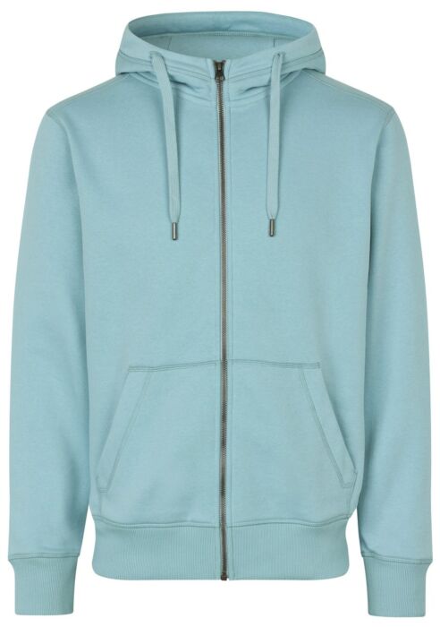 Pro Wear by Id 0638 CORE hoodie met rits Stoffige Aqua