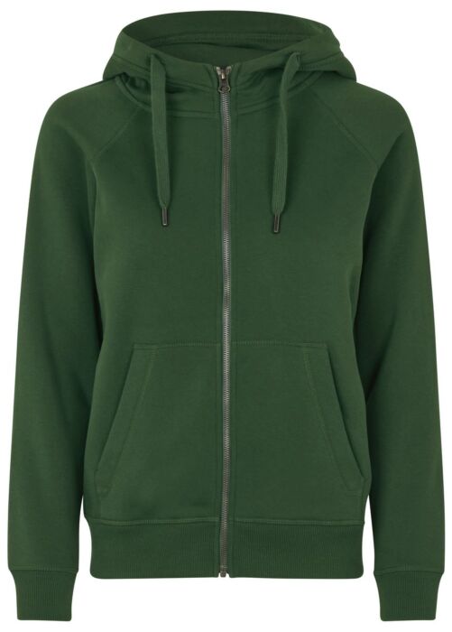 Pro Wear by Id 0639 CORE hoodie met rits dames Fles groen