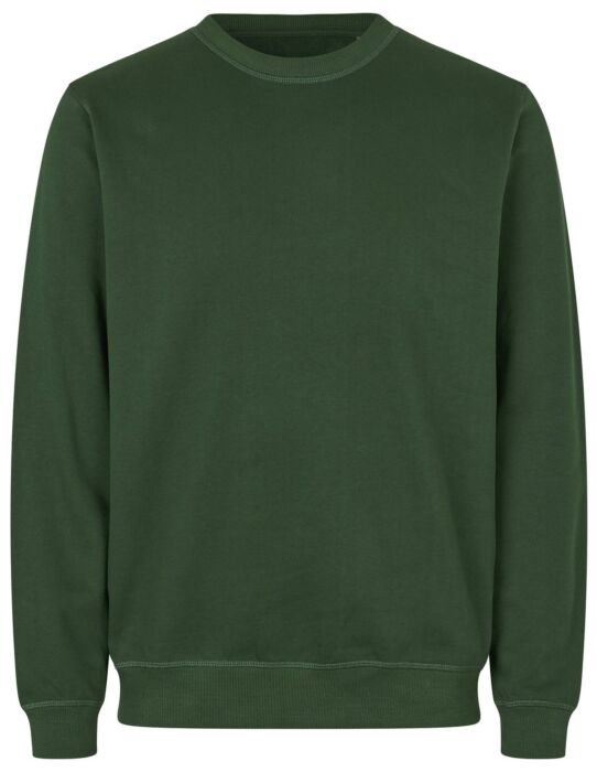 Pro Wear by Id 0682 Sweatshirt biologisch katoen Fles groen