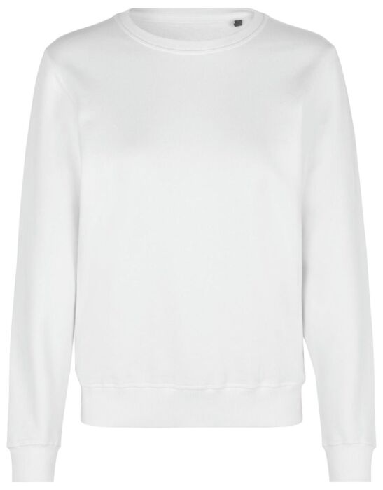 Pro Wear by Id 0683 Sweatshirt biologisch katoen dames Wit