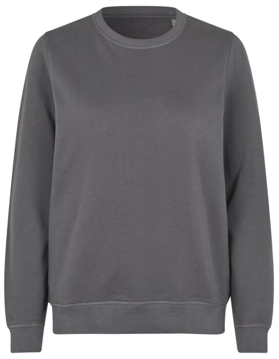 Pro Wear by Id 0683 Sweatshirt biologisch katoen dames Silver grey