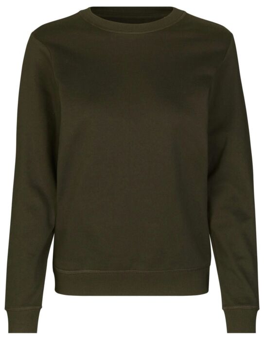 Pro Wear by Id 0683 Sweatshirt biologisch katoen dames Olijf