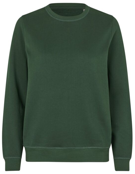 Pro Wear by Id 0683 Sweatshirt biologisch katoen dames Fles groen