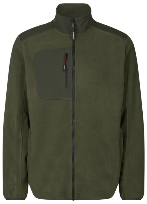 Pro Wear by Id 0744 Bonded fleece jas Olijf