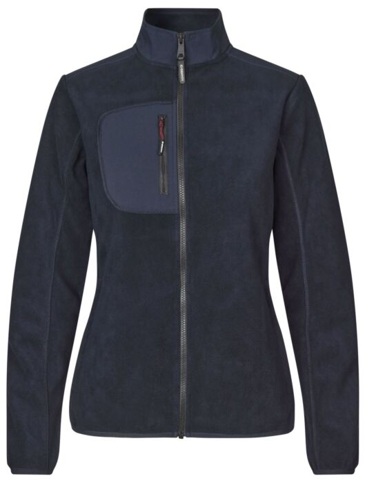 Pro Wear by Id 0745 Bonded fleece jas dames Marine